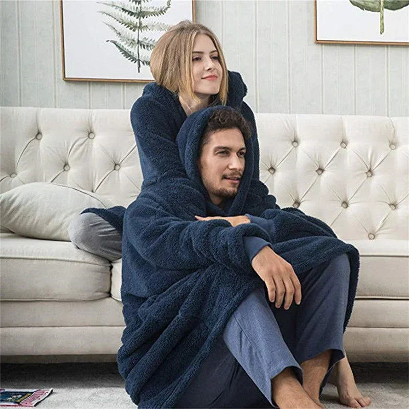 FleeceHaven – Übergroße Flanell-Dekentrui für Damen und Herren 2
