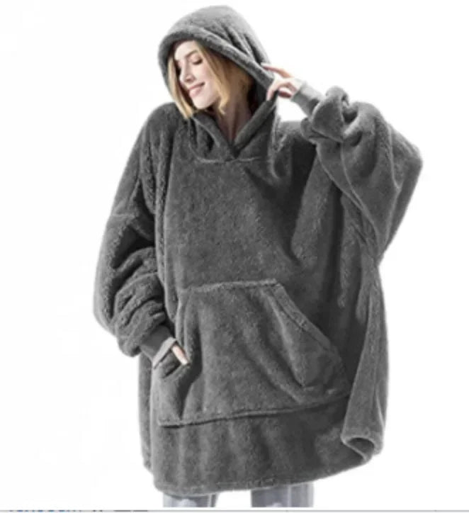 FleeceHaven – Übergroße Flanell-Dekentrui für Damen und Herren 7