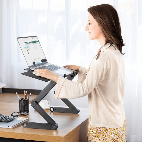 FlexStand – Höhenverstellbarer Laptopständer für Ergonomie und Flexibilität 0