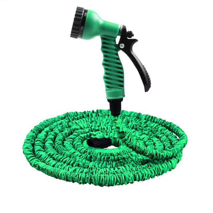 FlexaFlow – Flexibler Gartenschlauch mit 7-stufiger Spritzdüse, Knickfrei und Langlebig 0