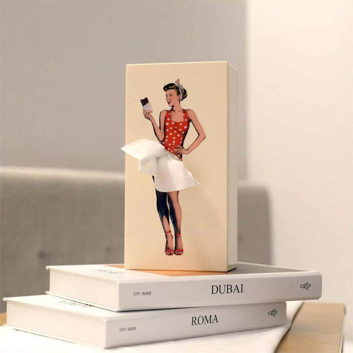 Flying Skirt – Elegante Taschentuchbox mit Kreativem Design für Zuhause und Büro 5