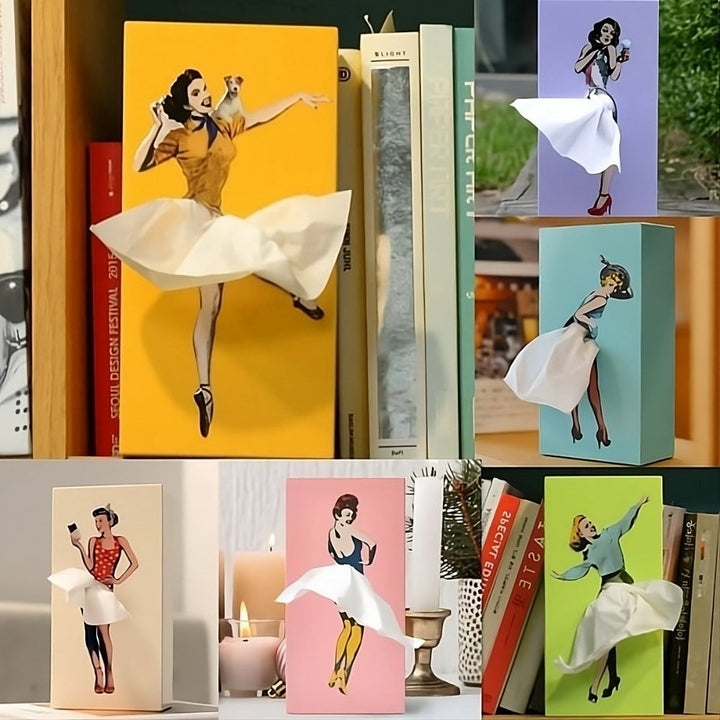 Flying Skirt – Elegante Taschentuchbox mit Kreativem Design für Zuhause und Büro 6