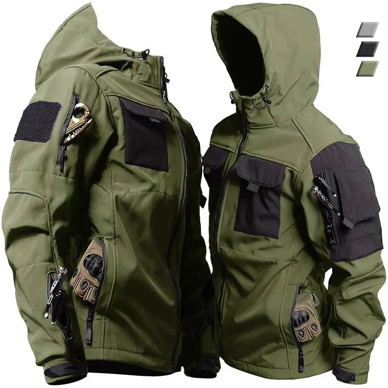 Frederik – Taktische Winddichte Jacke Mit Praktischen Taschen Für Outdoor-Abenteuer 0