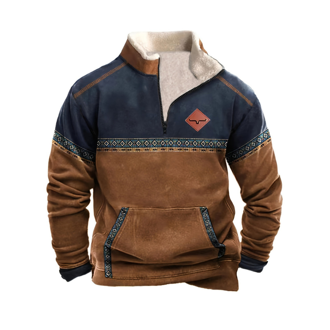 Friedav – Herren Pullover mit Reißverschluss für Komfort und Stil 0