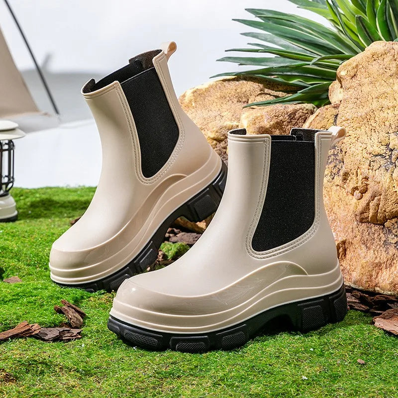 Gacimy – Damen Gummistiefel, Rutschfest, Wasserdicht, Bequeme Passform 1