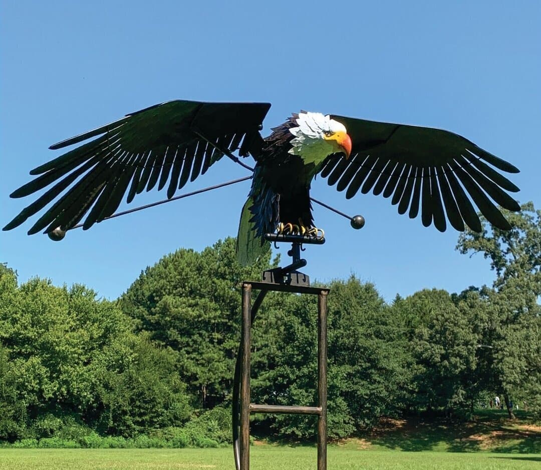 Garten Deko – Eleganter Metall Windspinner Für Bewegliche Garten Dekoration 2