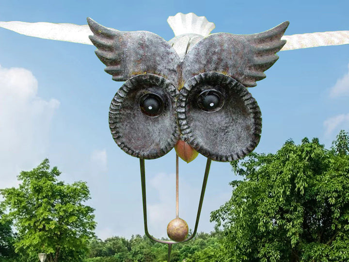 Garten Deko – Eleganter Metall Windspinner Für Bewegliche Garten Dekoration 5
