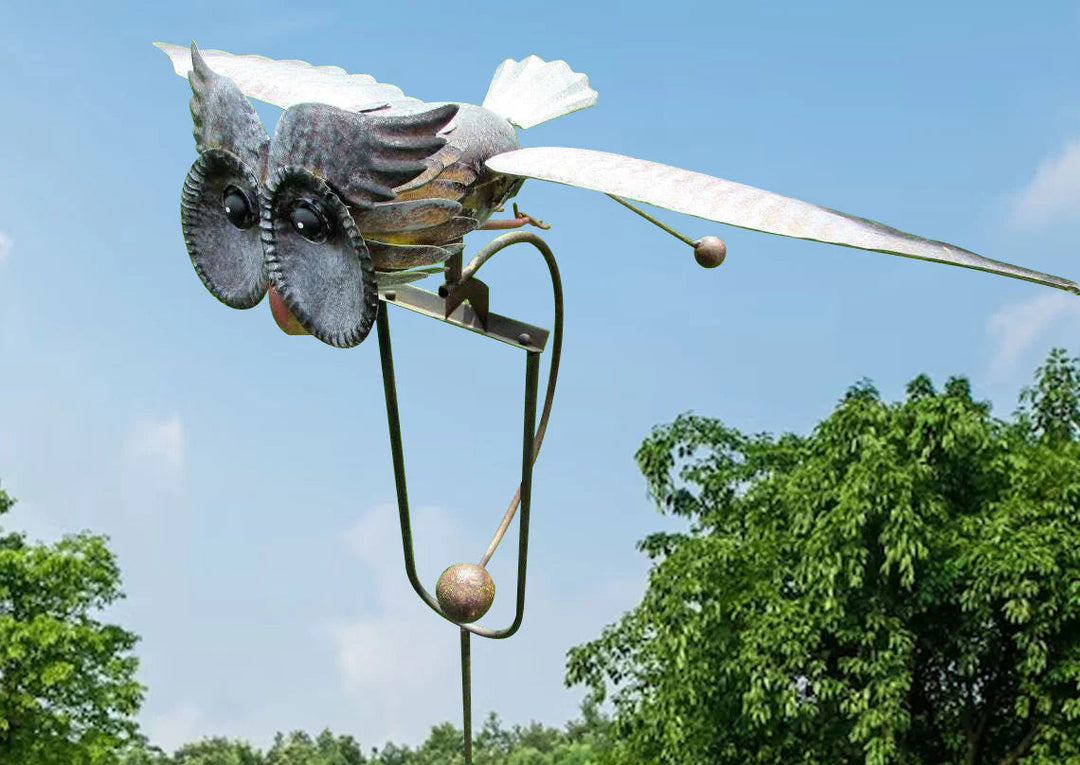 Garten Deko – Eleganter Metall Windspinner Für Bewegliche Garten Dekoration 6