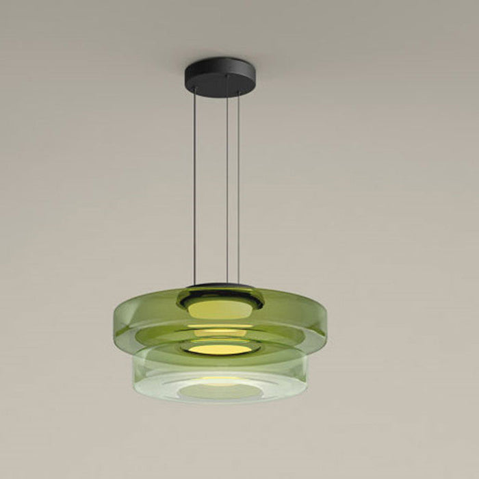 Glas Pendelleuchte im Bauhaus-Stil – Verstellbare Hängelampe für Esszimmer, Küche und Wohnzimmer – Warmweißes Licht 4