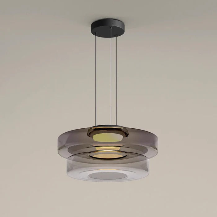 Glas Pendelleuchte im Bauhaus-Stil – Verstellbare Hängelampe für Esszimmer, Küche und Wohnzimmer – Warmweißes Licht 5