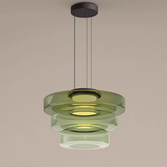 Glas Pendelleuchte im Bauhaus-Stil – Verstellbare Hängelampe für Esszimmer, Küche und Wohnzimmer – Warmweißes Licht 7