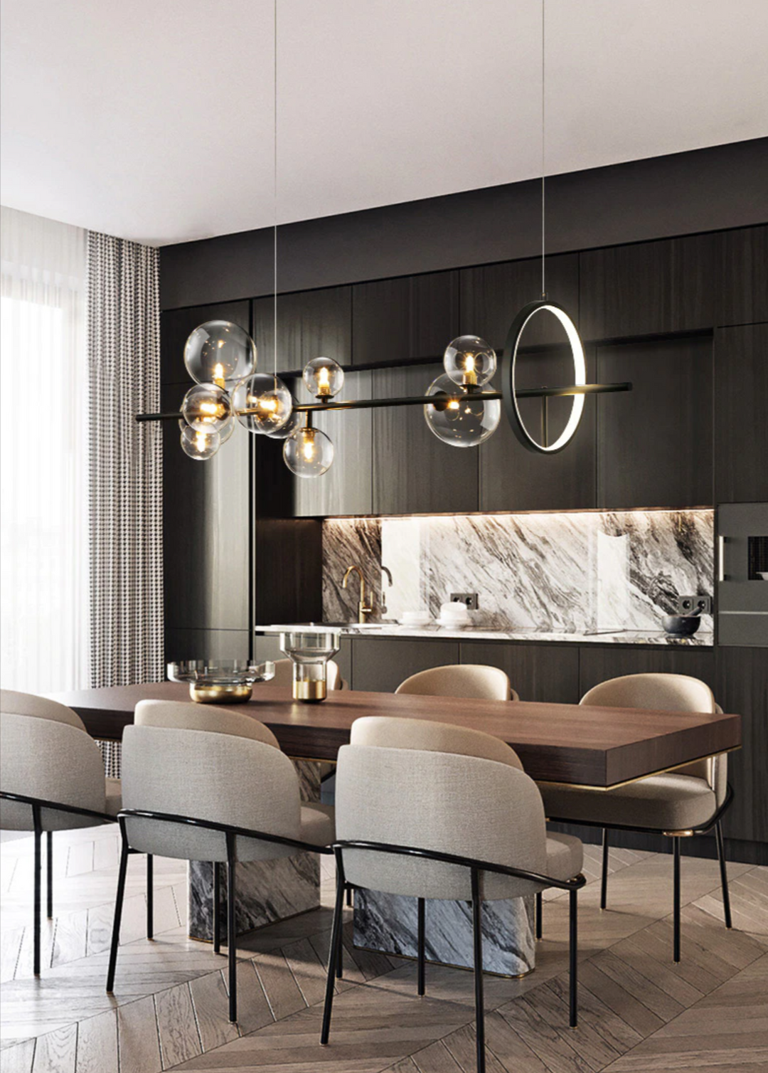 Glaskronleuchter mit einzigartigem Design – Transparente Beleuchtung für jedes Interieur 3