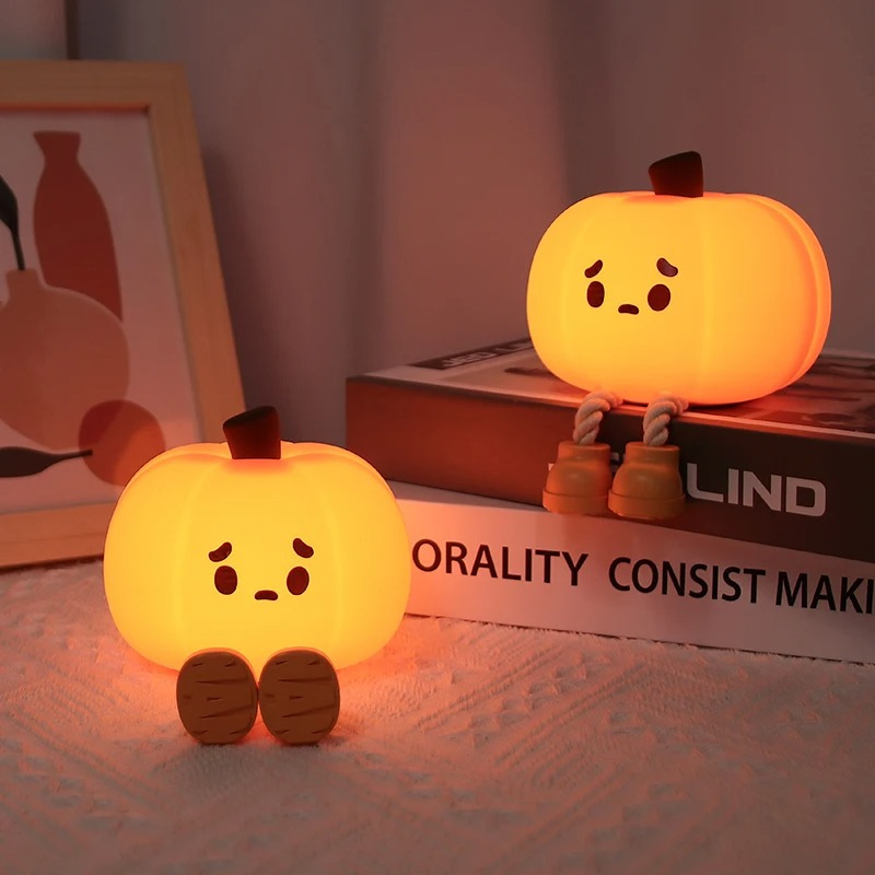 GlowBuddy – Magische Kürbis-Nachtlampe mit einstellbarer Helligkeit 0