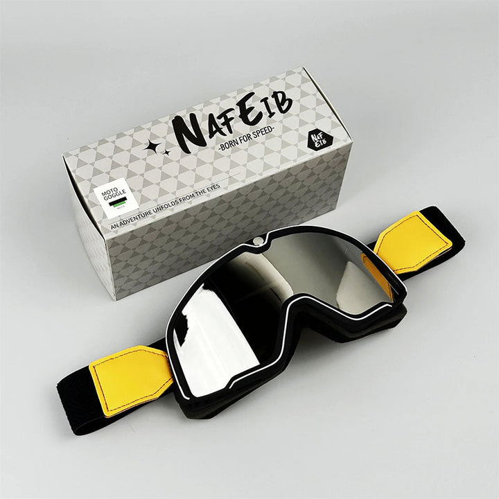 Grand Tourer – Retro Motorradbrille für Brillenträger mit UV-Schutz 11