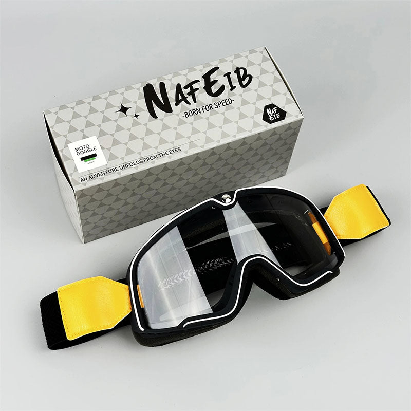 Grand Tourer – Retro Motorradbrille für Brillenträger mit UV-Schutz 13