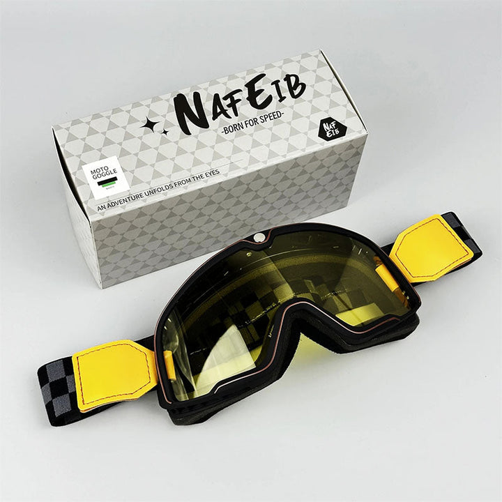 Grand Tourer – Retro Motorradbrille für Brillenträger mit UV-Schutz 4