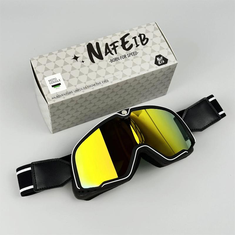 Grand Tourer – Retro Motorradbrille für Brillenträger mit UV-Schutz 5
