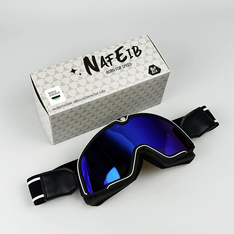 Grand Tourer – Retro Motorradbrille für Brillenträger mit UV-Schutz 7