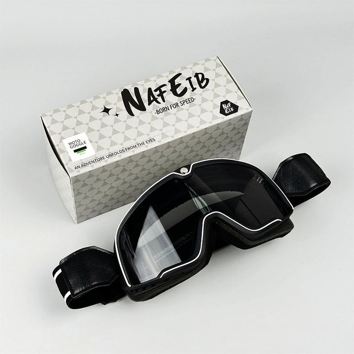 Grand Tourer – Retro Motorradbrille für Brillenträger mit UV-Schutz 8