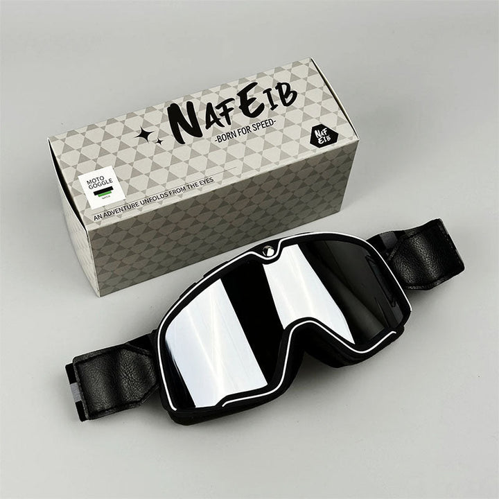 Grand Tourer – Retro Motorradbrille für Brillenträger mit UV-Schutz 9