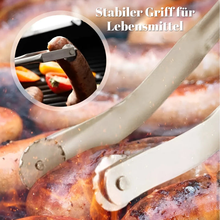 GrillGrip Pro – Edelstahl Grillzange für sicheres Grillen und optimalen Halt 1
