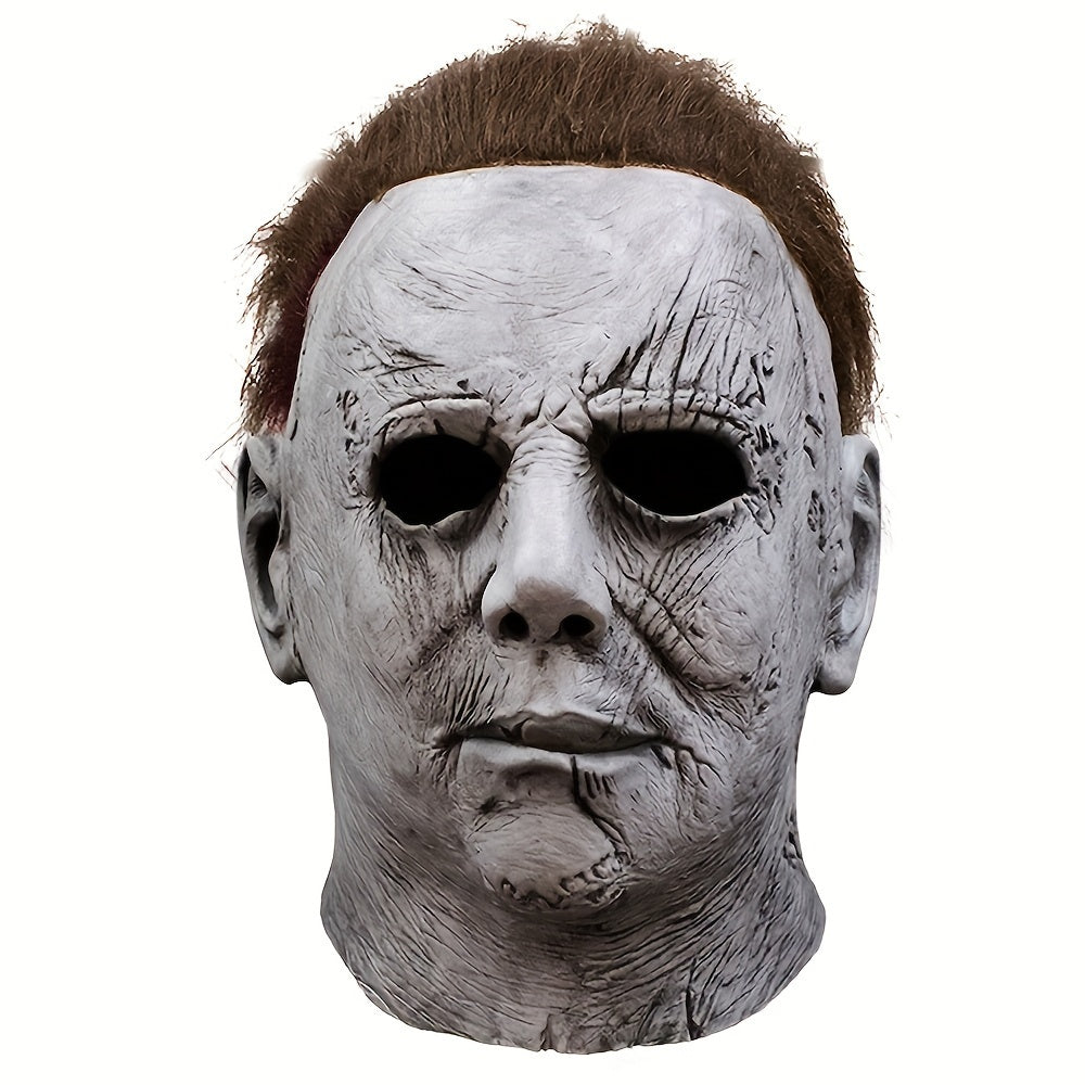 Gruselige Halloween-Maske für Männer – Realistische Vollkopf-Latexmaske 2