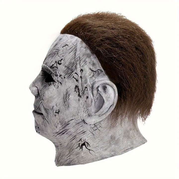 Gruselige Halloween-Maske für Männer – Realistische Vollkopf-Latexmaske 5
