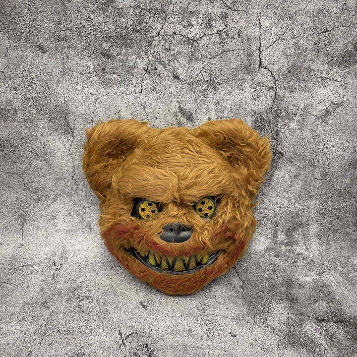 Gruselige Halloweenmaske – Pelzige Cartoon-Monster-Maske für Partys, Unisex 5
