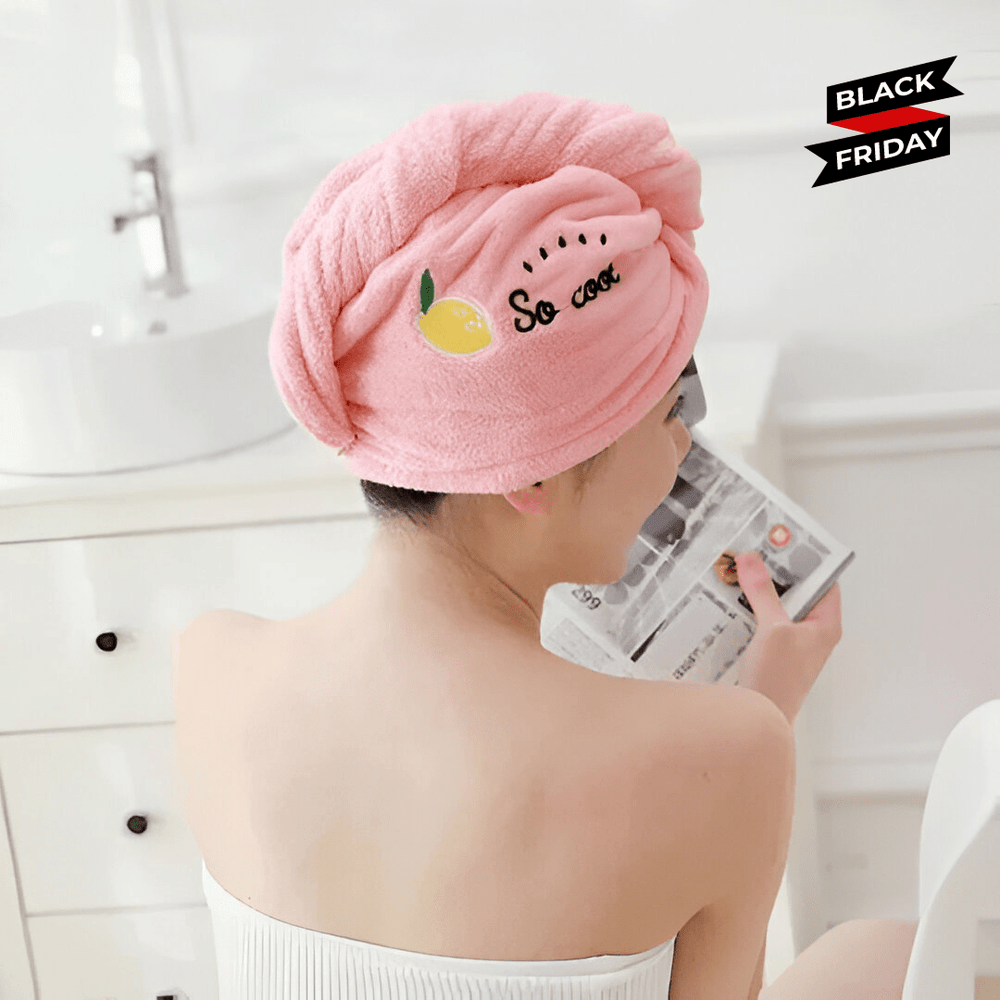 HairDry Pro – Ultra-absorbierendes Mikrofaser-Haarhandtuch für schnelleres Trocknen 1