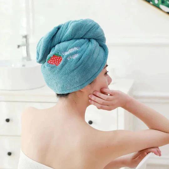 HairDry Pro – Ultra-absorbierendes Mikrofaser-Haarhandtuch für schnelleres Trocknen 3