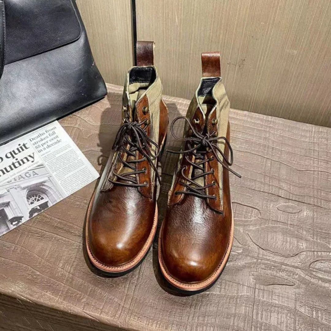 Handgefertigte Retro Sneaker Damen – Komfortable Slip-On Stiefeletten für Stil und Vielseitigkeit 6