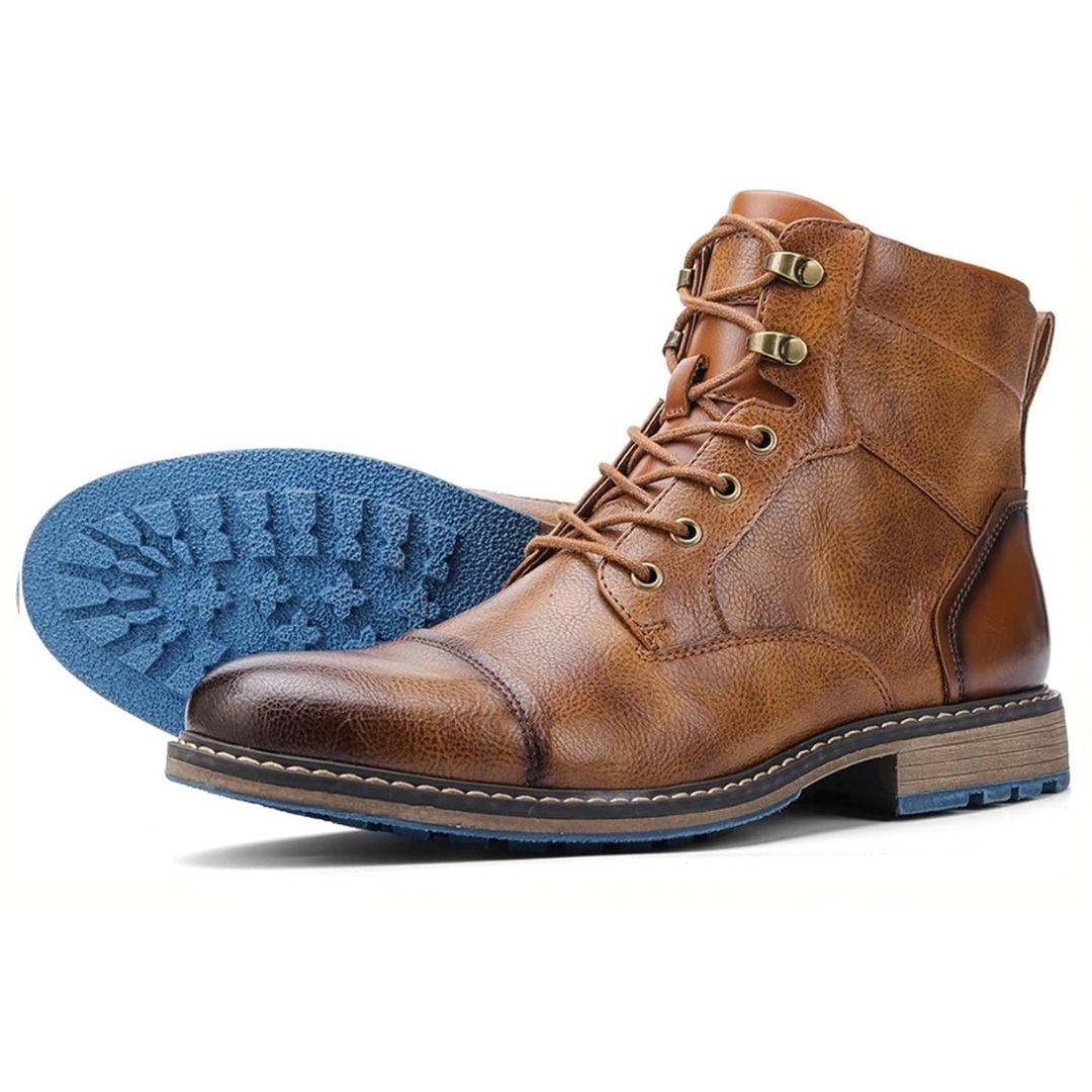 Handgefertigte Vintage-Lederstiefel Damen mit Reißverschluss für Oktoberfest 0
