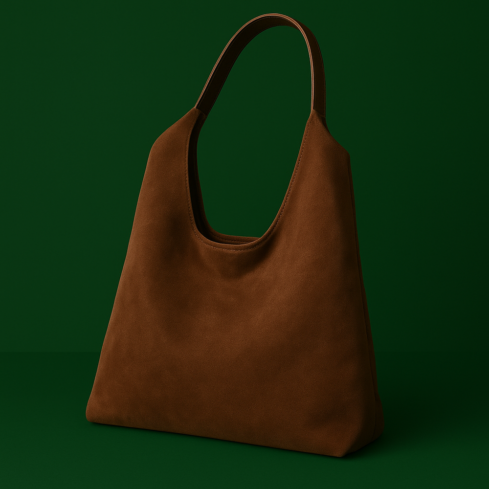 Handtasche mit Wildleder-Optik 1