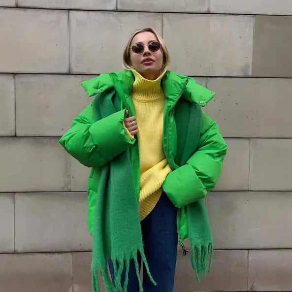 Helena – Klassische Damen Winter-Pufferjacke mit Kapuze und Wärme 3