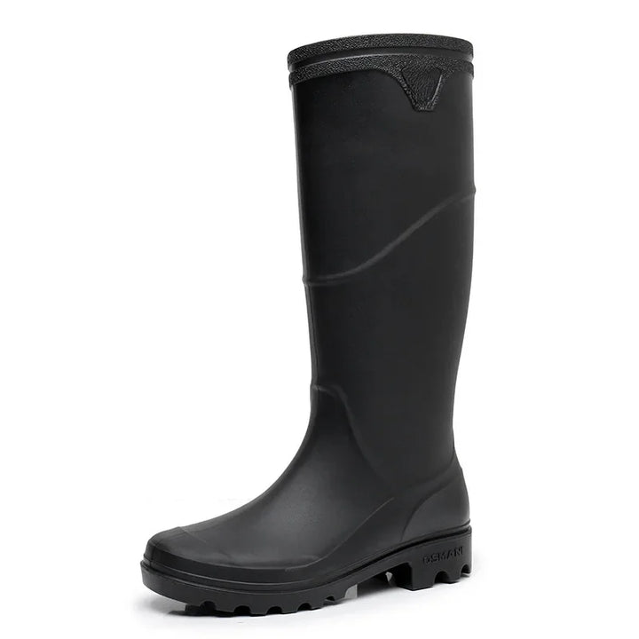 Herren Gummistiefel – Wasserdichte PVC Arbeitsschuhe mit Rutschfester Sohle 4