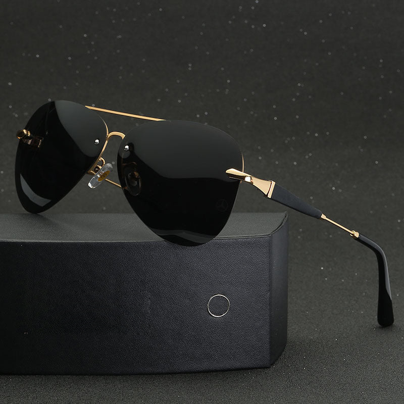 Herren Sonnenbrille - Polarisierte Gläser - Pilotenstil 0