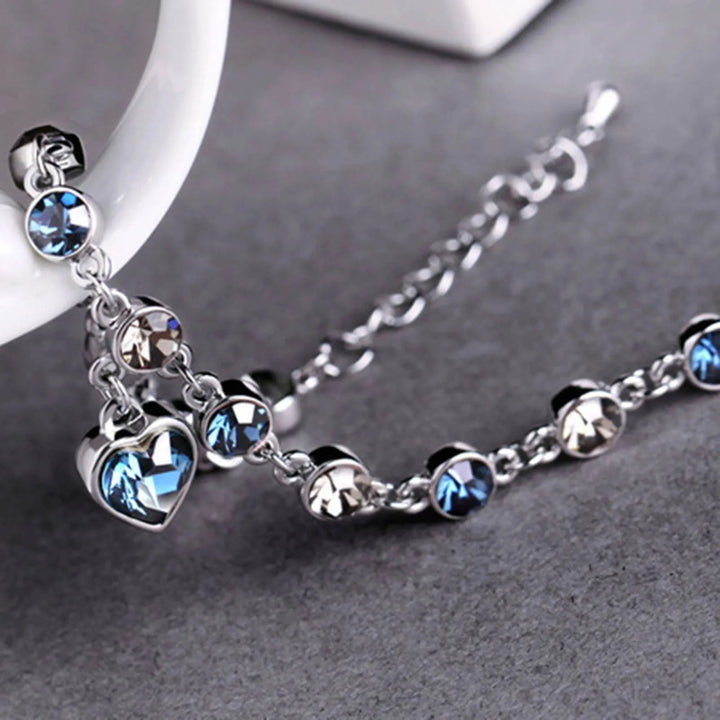 Herz des Ozeans – Kristallarmband aus Zirkonia für innere Ruhe und Eleganz 4