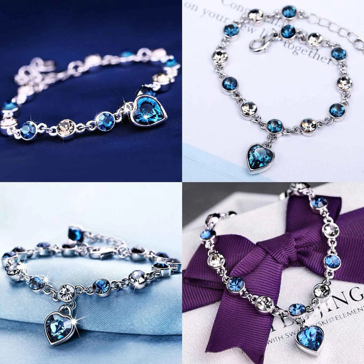 Herz des Ozeans – Kristallarmband aus Zirkonia für innere Ruhe und Eleganz 5