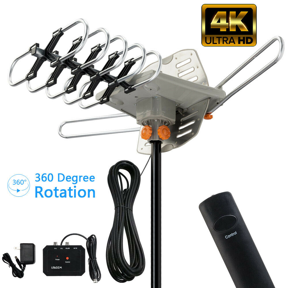 Hochleistungs-Außenantenne für DVB-T2 – 990 Meilen Reichweite, VHF/UHF Empfang 2