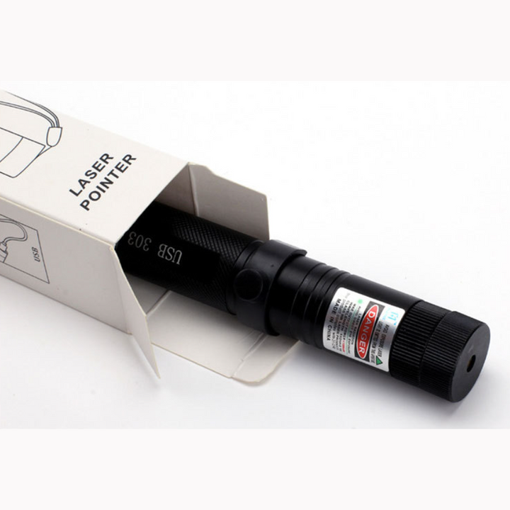 Hochleistungs Laserpointer – Wiederaufladbar mit 10.000 Metern Reichweite und Einstellbarem Fokus 4