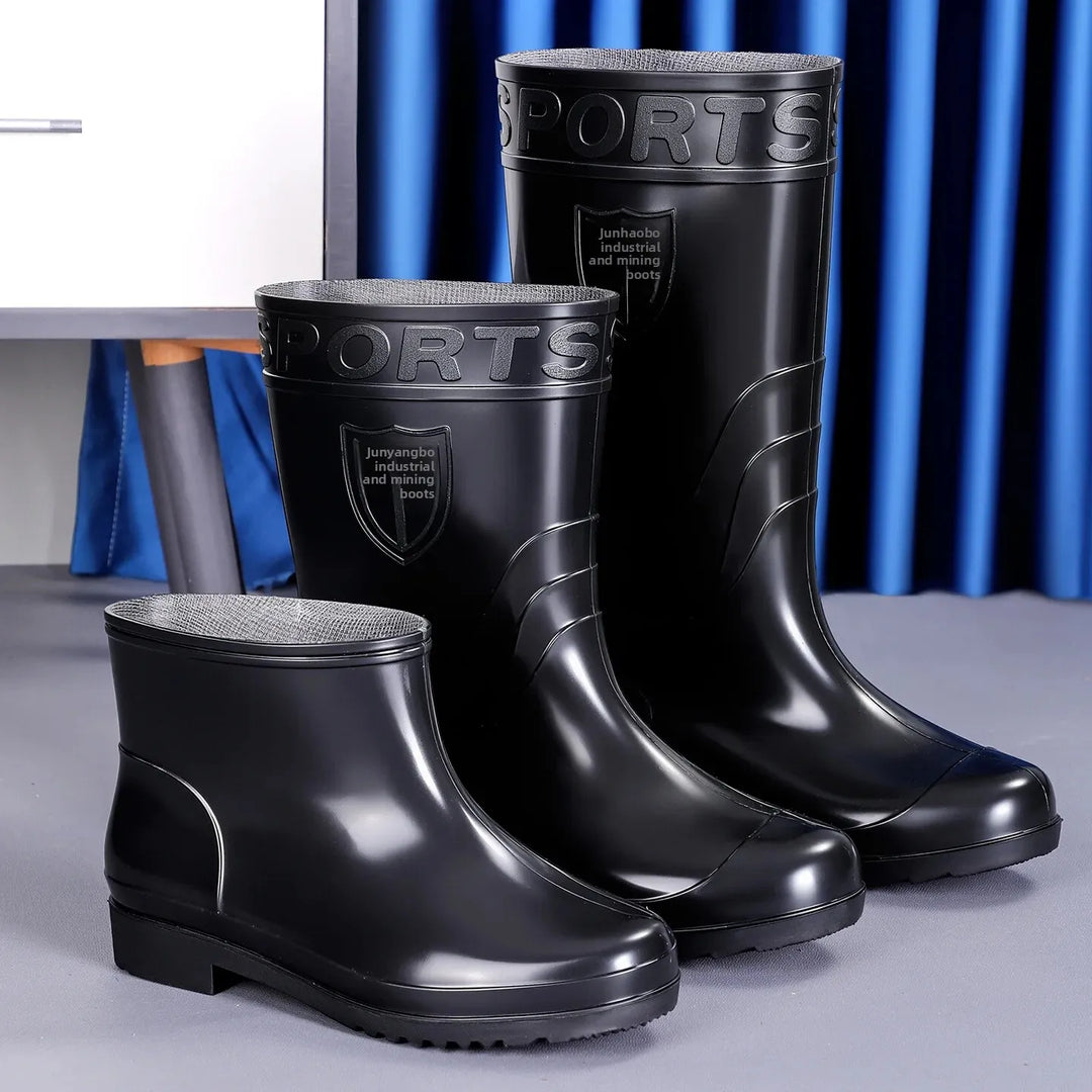 Hochwertige Gummistiefel für Herren – Rutschfest, Verschleißfest, Wasserdicht 0