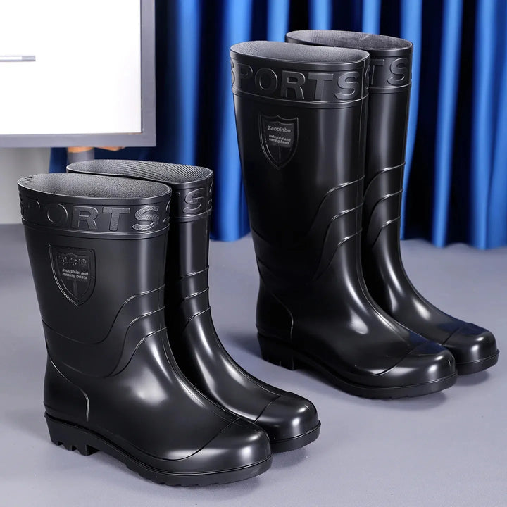 Hochwertige Gummistiefel für Herren – Rutschfest, Verschleißfest, Wasserdicht 1