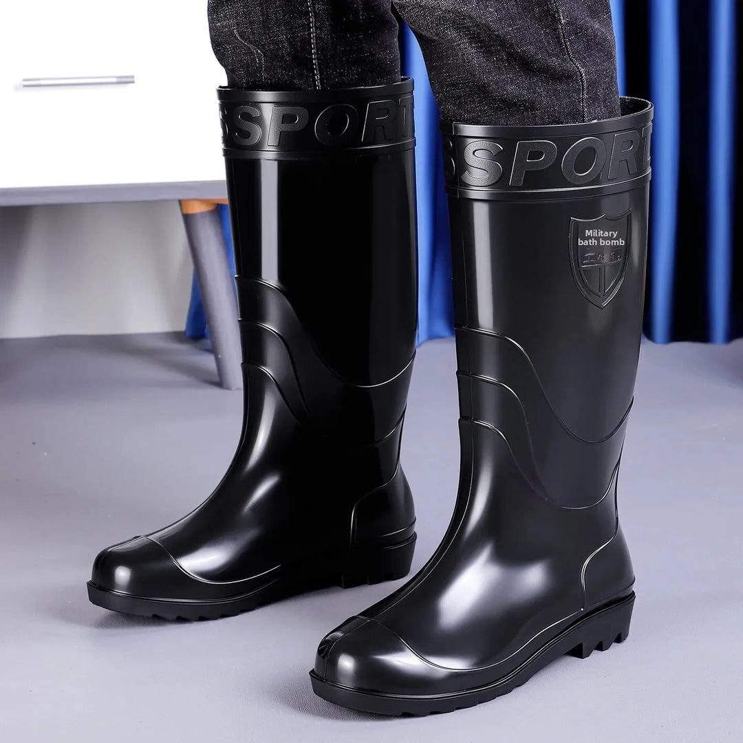 Hochwertige Gummistiefel für Herren – Rutschfest, Verschleißfest, Wasserdicht 2