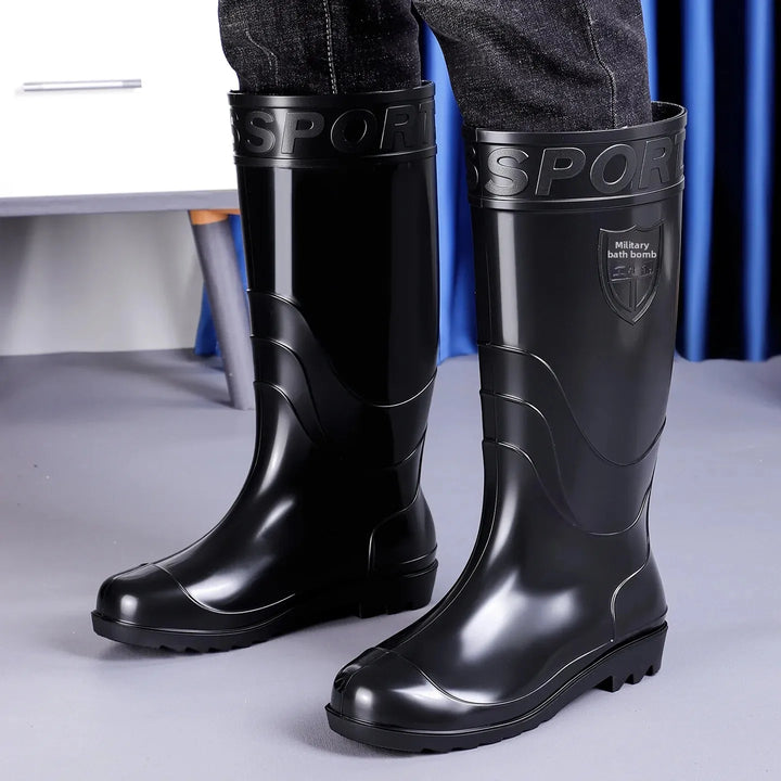 Hochwertige Gummistiefel für Herren – Rutschfest, Verschleißfest, Wasserdicht 2