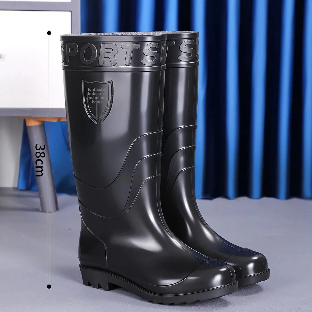 Hochwertige Gummistiefel für Herren – Rutschfest, Verschleißfest, Wasserdicht 6