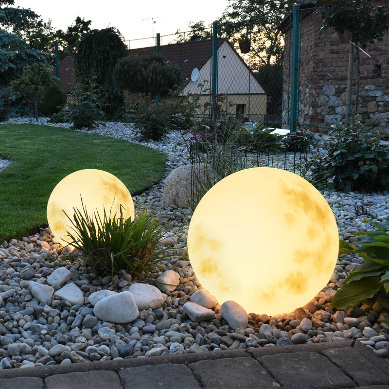 Hochwertige Solar Gartenleuchte Mondform – Umweltfreundliche LED-Gartenlampe für Außenbereiche 1