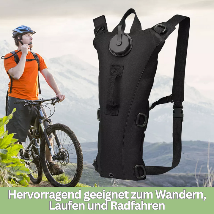 HydraPack – 3L Wasser-Rucksack mit Integriertem Hydrationssystem und Gepolsterten Schultergurten 6