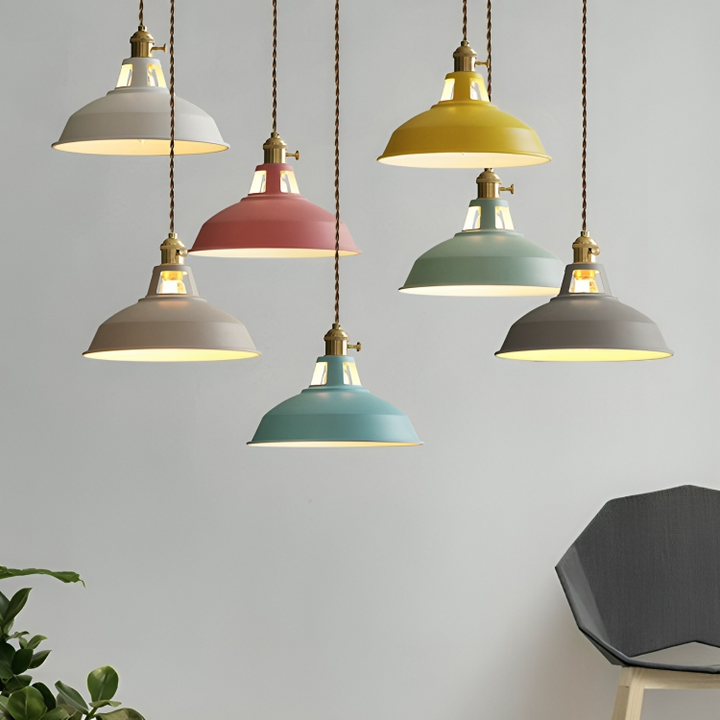 Industrielle Retro-Hängelampe aus Metall für Esstisch – Einfache Installation, Stilvolle Pendelleuchte für Moderne Räume 3