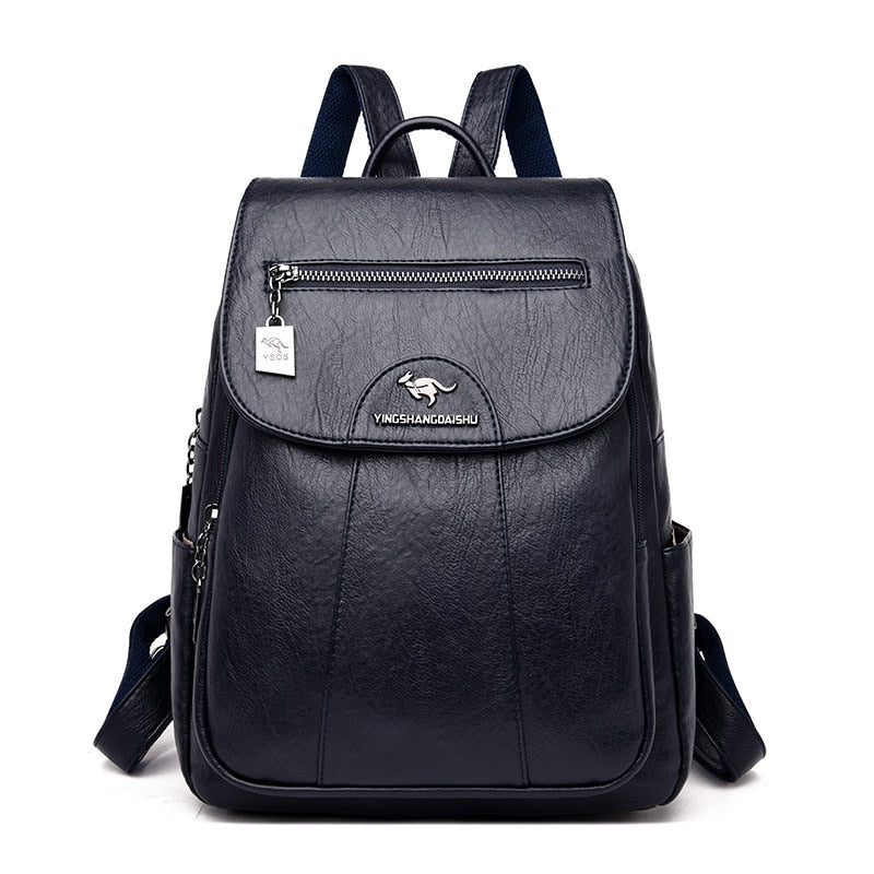 Isolde – Luxuriöser Leder-Damenrucksack mit ergonomischen Schulterriemen 4