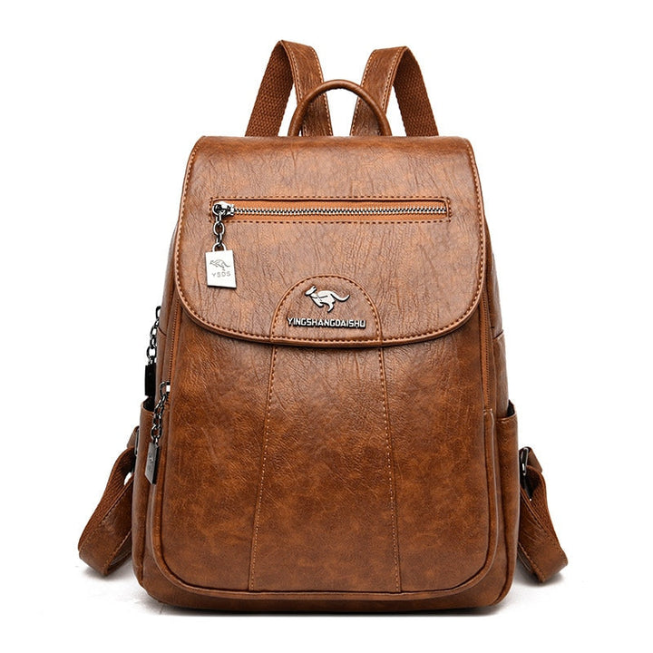 Isolde – Luxuriöser Leder-Damenrucksack mit ergonomischen Schulterriemen 6